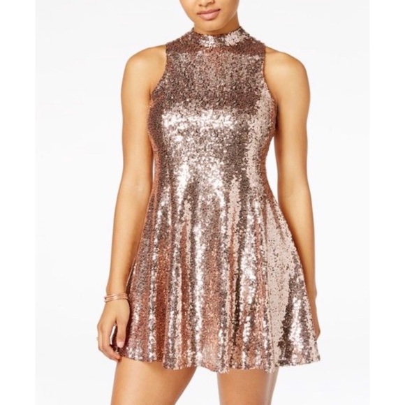 The Edit by Seventeen Dresses & Skirts - The Edit from Seventeen Sequence Dress Gold✨